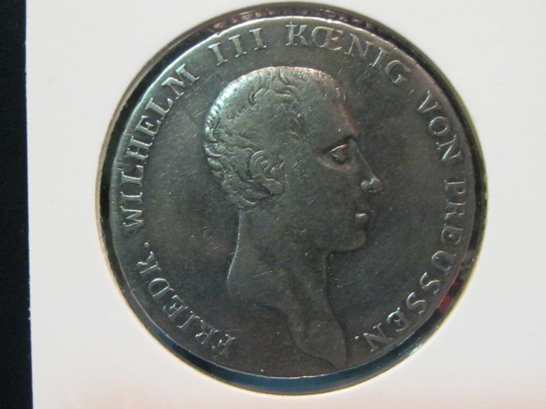 GERMANY 1 THALER 1814A PRUSSIA.GRADE-PLEASE SEE PHOTOS