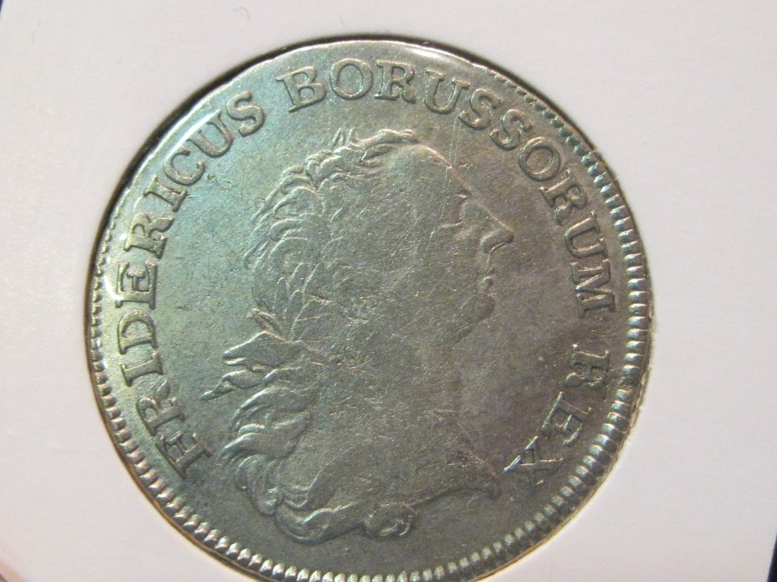 GERMANY 1/2 THALER 1765A PRUSSIA.GRADE-PLEASE SEE PHOTOS.