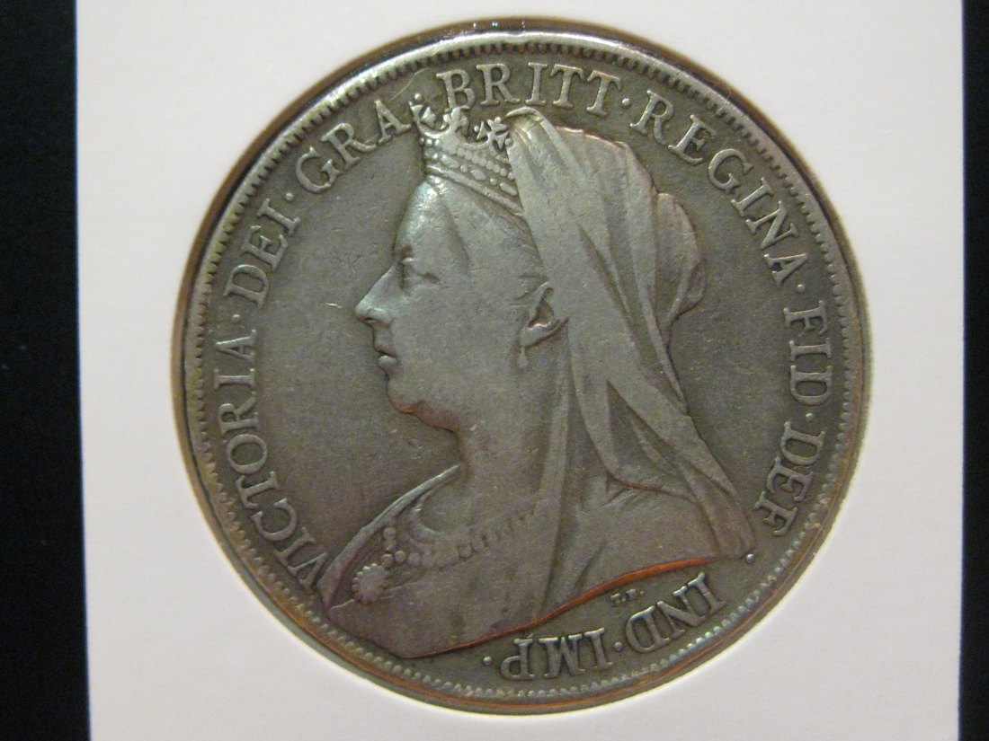 GREAT BRITAIN 1 CROWN 1900.GRADE-PLEASE SEE PHOTOS