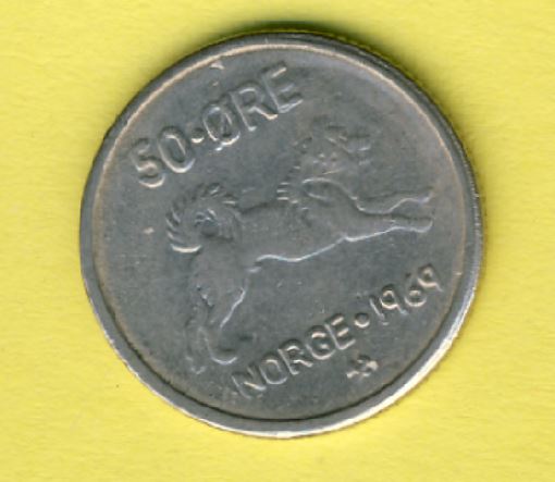  Norwegen 50 Öre 1969   