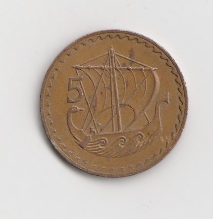  5 Mils Zypern 1963 (K828)   