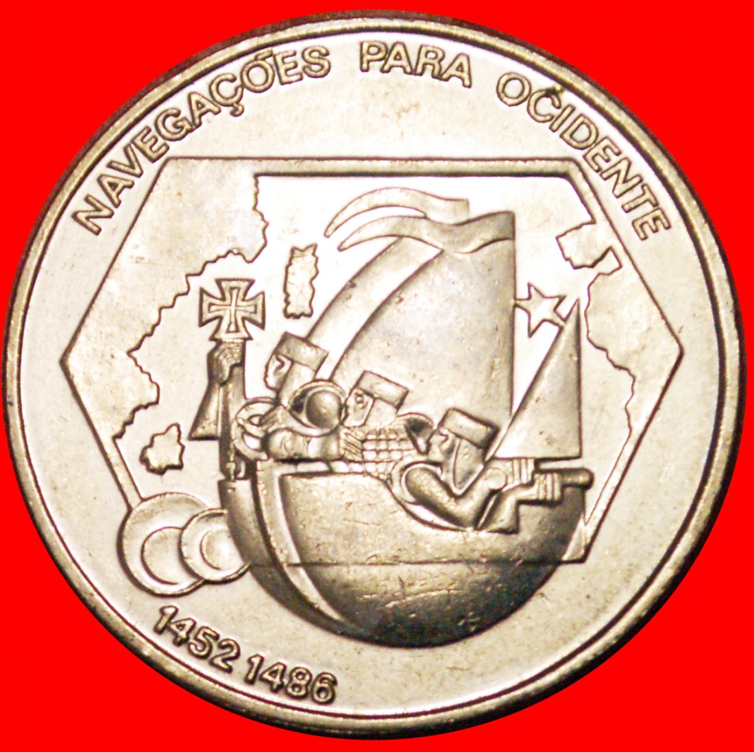  √ SHIP: PORTUGAL ★ 200 ESCUDOS 1452 1486 1991! LOW START ★ NO RESERVE!   