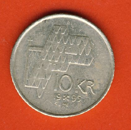  Norwegen 10 Kroner 1995   