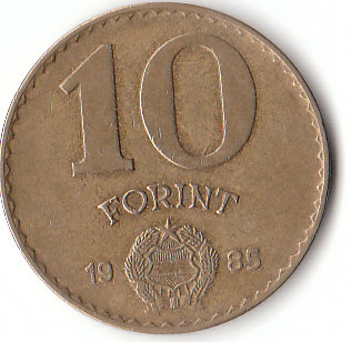 Ungarn (C147)b. 10 Forint 1985 siehe scan