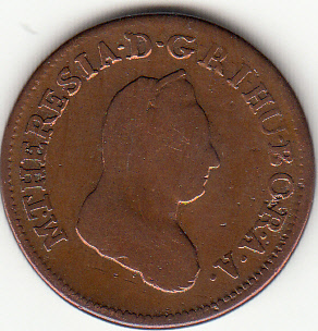 (009) Österreich 1740-1780, 1 Kreutzer 1780 K
