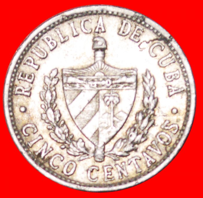  √ CZECHOSLOVAKIA: CUBA ★ 5 CENTAVOS 1968! LOW START ★ NO RESERVE!   