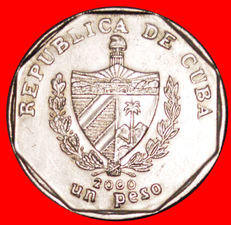  √ BRIDGE: CUBA ★ 1 CONVERTIBLE PESO 2000 COIN alignment ↑↓! LOW START ★ NO RESERVE!   