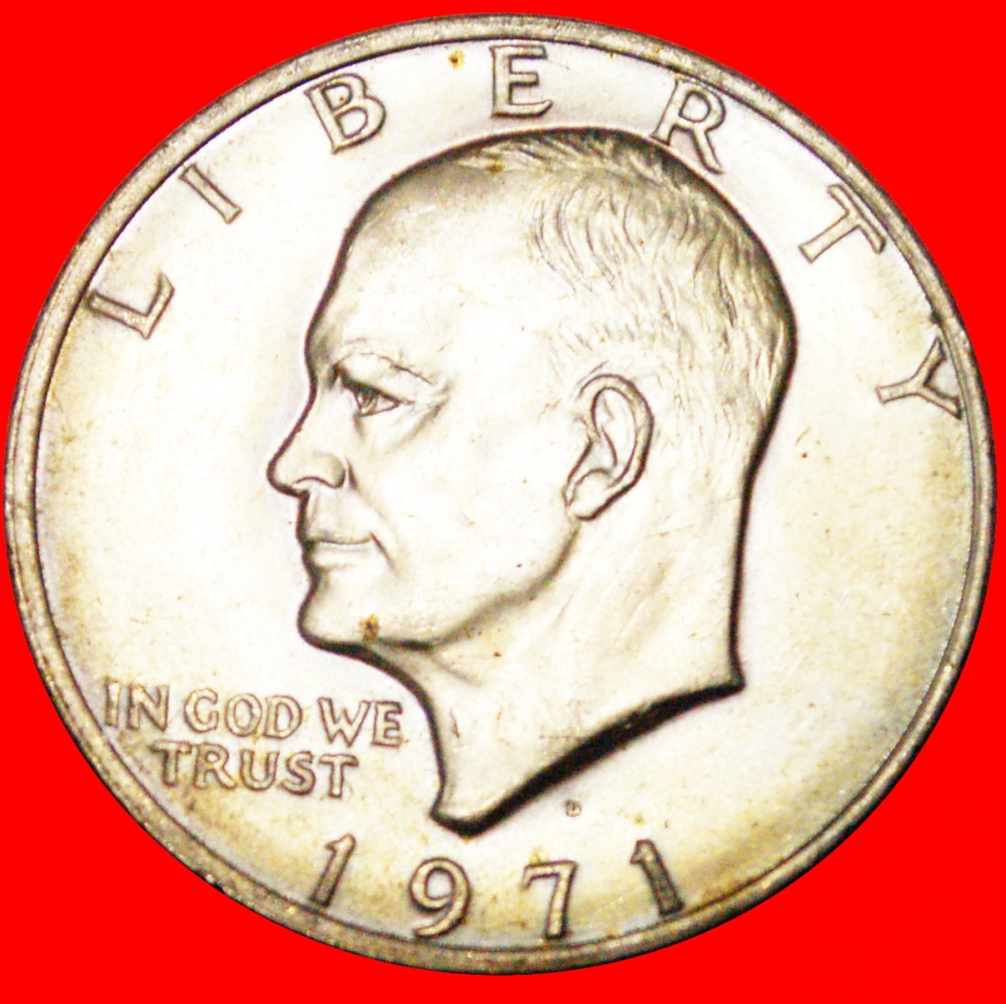  √ MOND-DOLLAR (1971-1999): USA ★ 1 DOLLAR 1971D uSTG!   