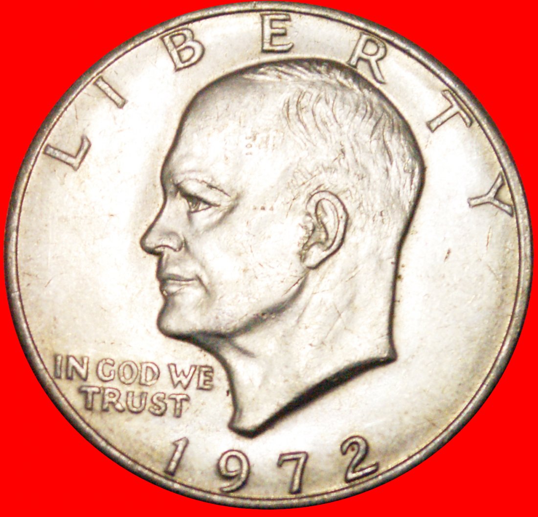  √ MOND-DOLLAR (1971-1999): USA ★ 1 DOLLAR 1972 uSTG!   