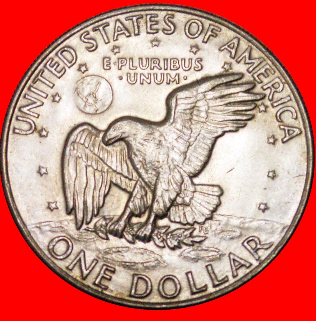  √ LUNAR DOLLAR (1971-1999): USA ★ 1 DOLLAR 1974D aUNC! LOW START★ NO RESERVE!!!   