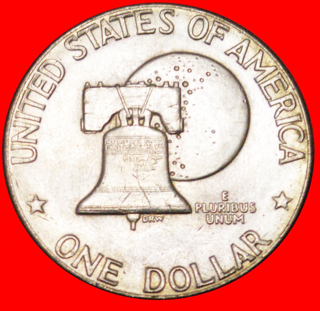  √ MOND-DOLLAR (1971-1999): USA ★ 1 DOLLAR 1776-1976D! Eisenhower (1890-1969)   