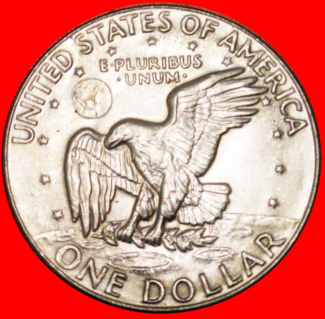  √ MOND-DOLLAR (1971-1999): USA ★ 1 DOLLAR 1977D uSTG! Eisenhower (1890-1969)   