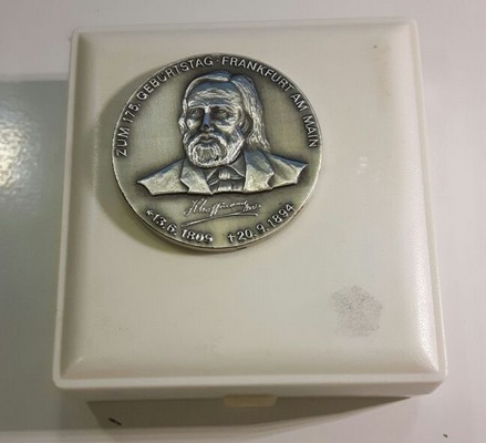  Deutschland Medaille Heinrich Hoffmann  FM-Frankfurt Feingewicht: 19,25g Silber   