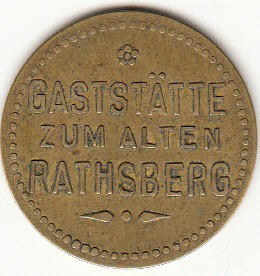 (211) Marloffstein - Bayern, GASTSTÄTTE ZUM ALTEN RATHSBERG, Biermarke