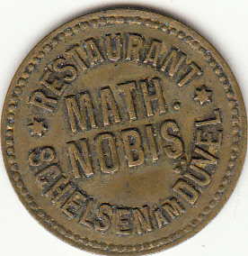 (248) Schelsen Mönchen-Gladbach - Rheinprovinz, RESTAURANT MATH. NOBIS SCHELSEN AM DÜVEL