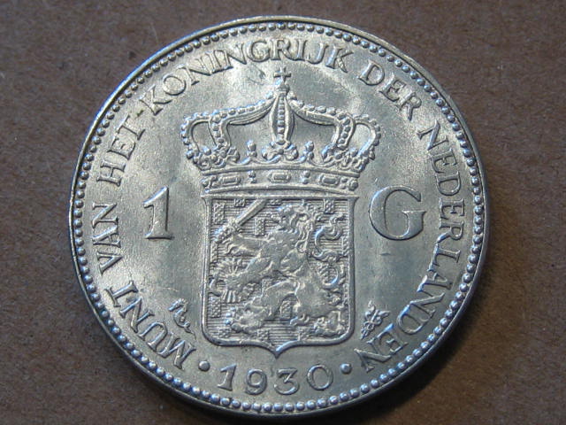  Niederlande 1 Gulden 1930 Erhaltung   