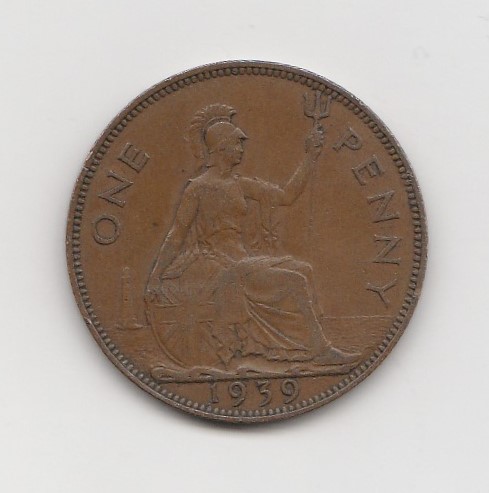  Großbritannien 1 Penny 1939 (K872)   