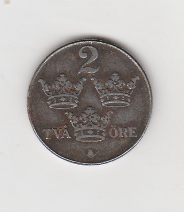  2 Öre Schweden 1945 (K883)   