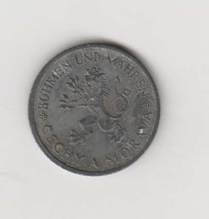  1 Krone Tschechoslowakai 1943  Böhmen und Mähren (K890)   