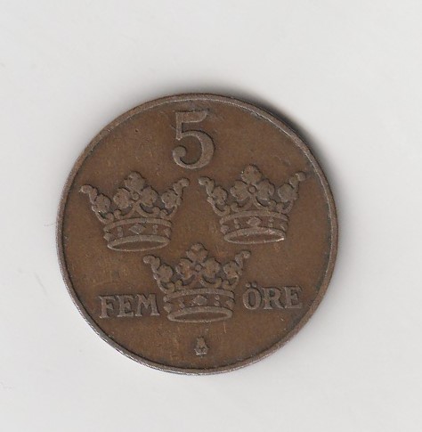  5 Öre Schweden 1915 (K896)   