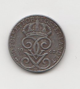  1 Ore Schweden 1943 (K909)   