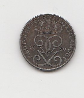  1 Ore Schweden 1950 (K910)   