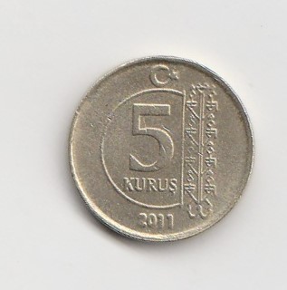  5 Kurus Türkei 2011 (K970)   