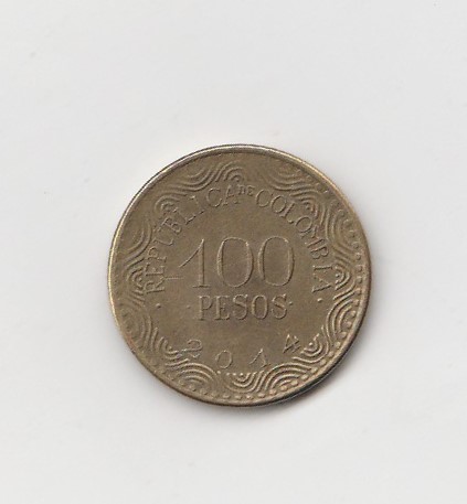 100 Pesos Kolumbien 2014 (K977)