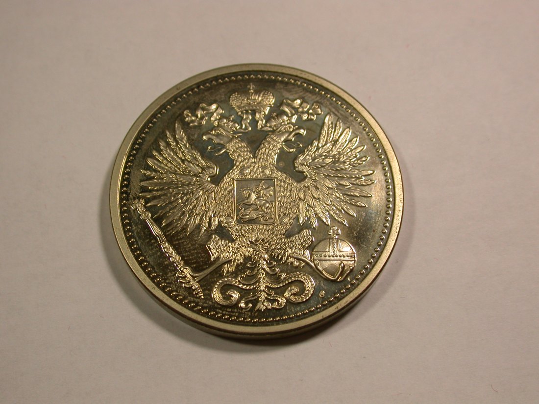  B26 UDSSR/Rußland  Zar Alexander in CU-NI Medaille 40 mm Originalbilder   