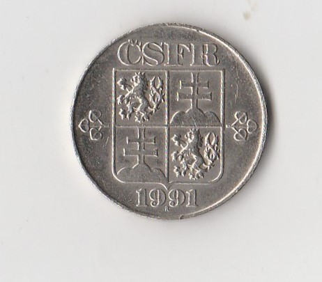 2 Koruny Tschechien 1991 (I017)