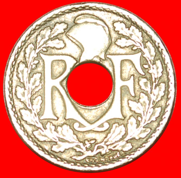  √ 3. REPUBLIK (1870-1940): FRANKREICH ★ 10 CENTIMES 1925!   