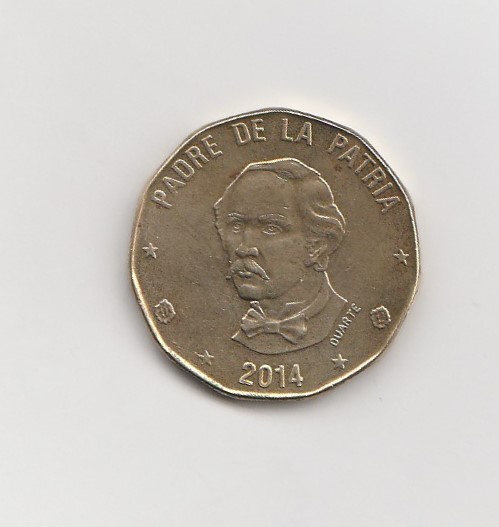  1 Peso Dominikanische Republik 2014 (I042)   