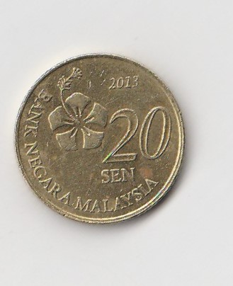  20 Sen Malaysia 2013 (I054)   