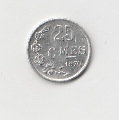  25 Centimes Luxemburg 1970 (I059)   