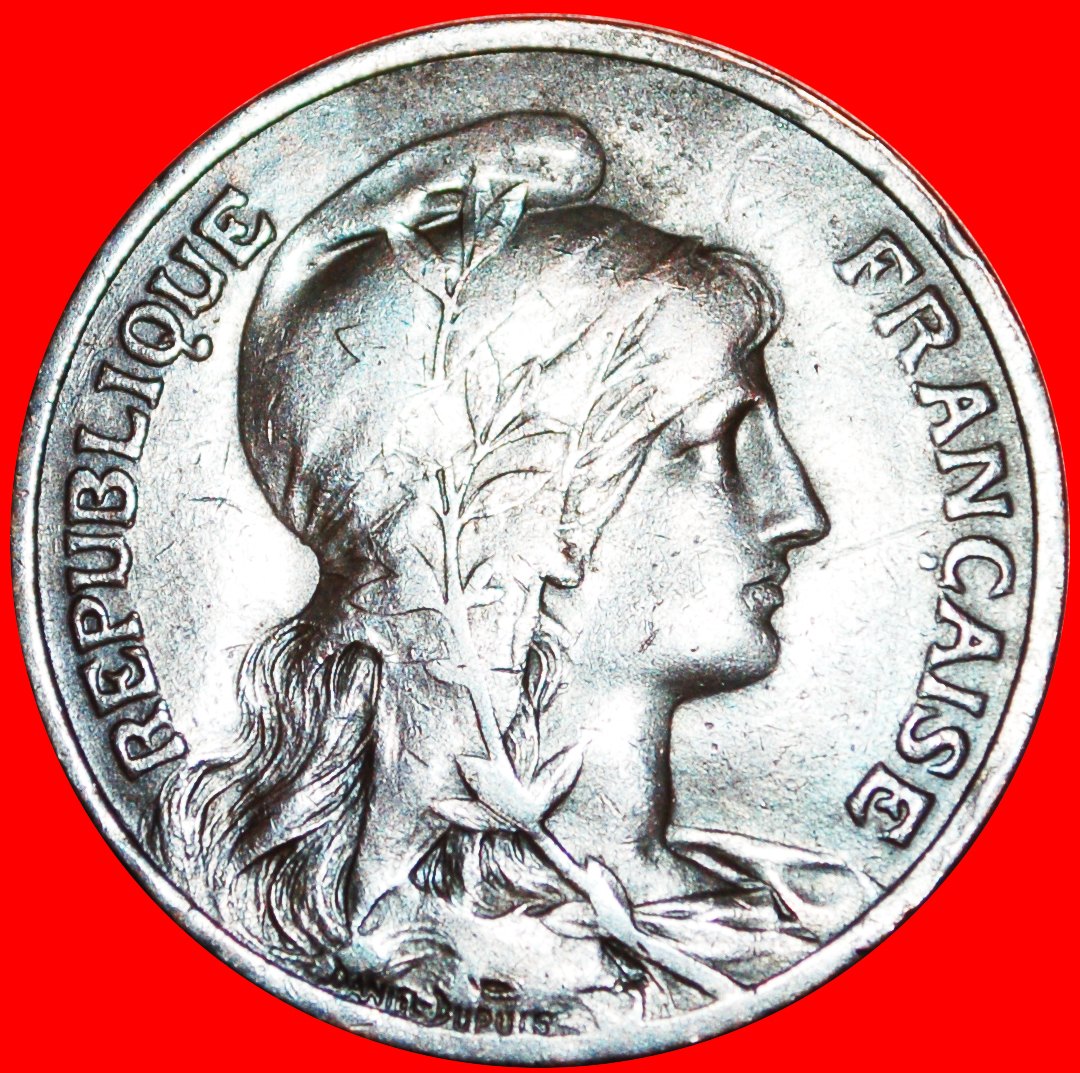  √ FREIHEIT: FRANKREICH ★ 10 CENTIMES 1913!   