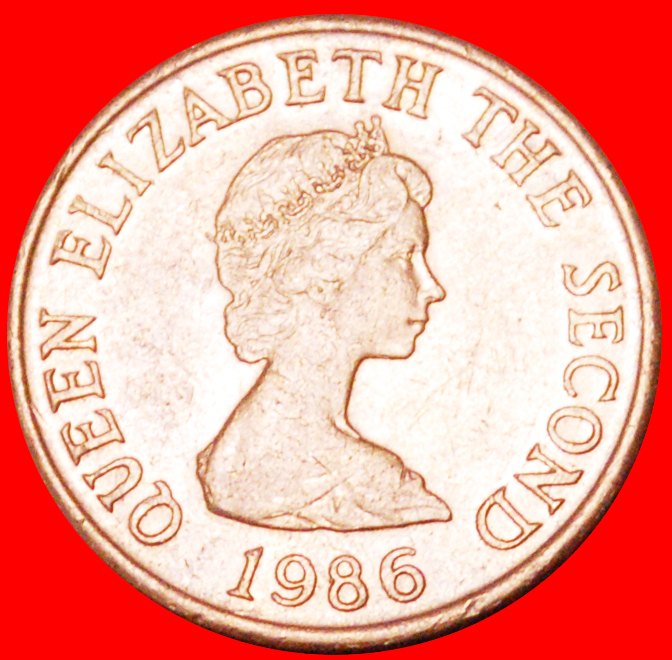  √ GREAT BRITAIN: JERSEY ★ 1 PENNY 1986 TOWER! LOW START ★ NO RESERVE!   