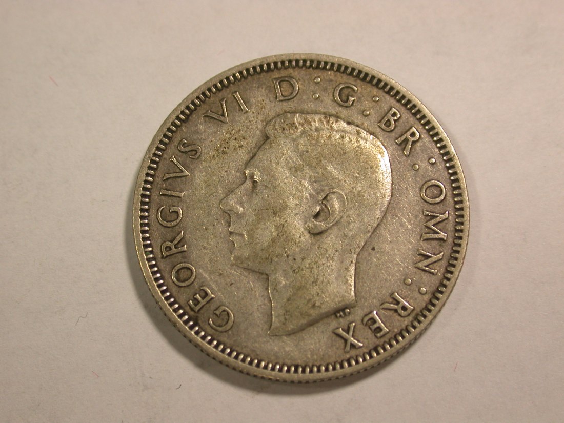  B27 Großbritannien  1 Shilling 1937 in f.vz  II  Originalbilder   