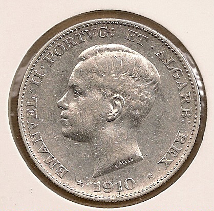  Portugal - 500 Reis 1910 Manuel II   
