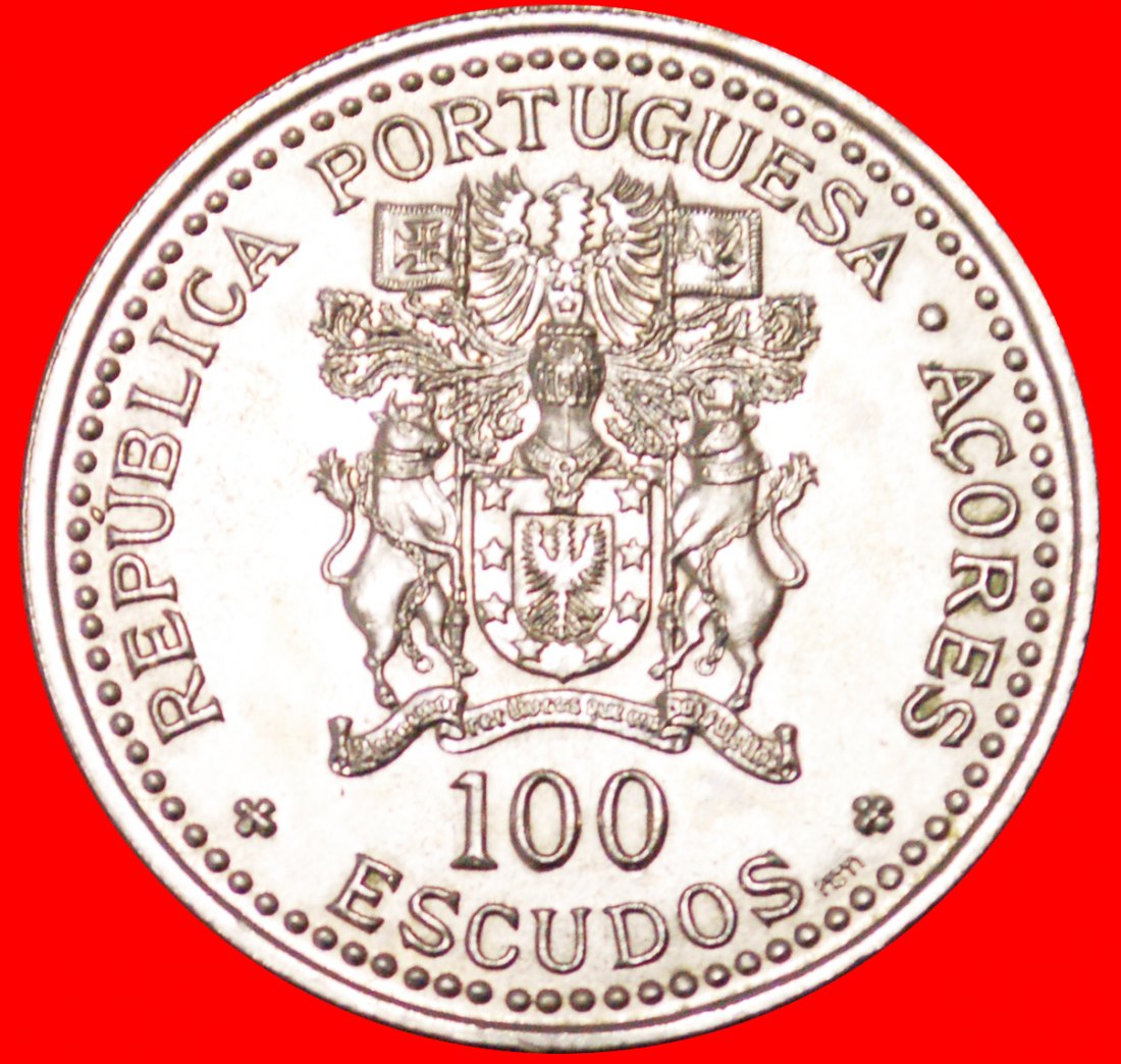  √ FLOWERS: AZORES ★ 100 ESCUDOS 1986 UNC MINT LUSTER! LOW START ★ NO RESERVE!   
