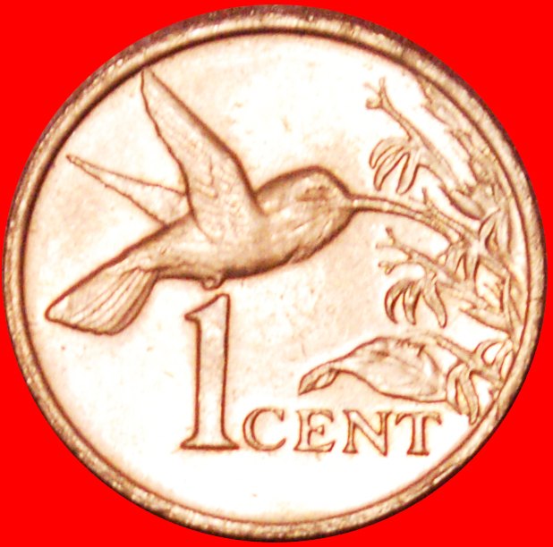  √ KOLIBRI: TRINIDAD UND TOBAGO ★ 1 CENT 1998 VZGL STEMPELGLANZ!   