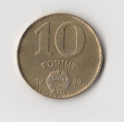  10 Forint Ungarn 1989 (I101 )   