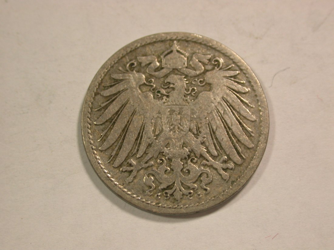  C01 KR 10 Pfennig 1899 G in s-ss  Orginalbilder   
