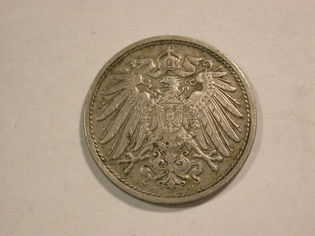  C01 KR 10 Pfennig 1900 D in ss+/ss-vz  Orginalbilder   