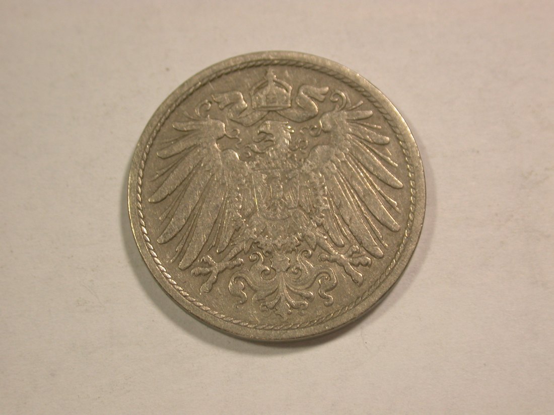  C01 KR 10 Pfennig 1904 J in f.ss Orginalbilder   