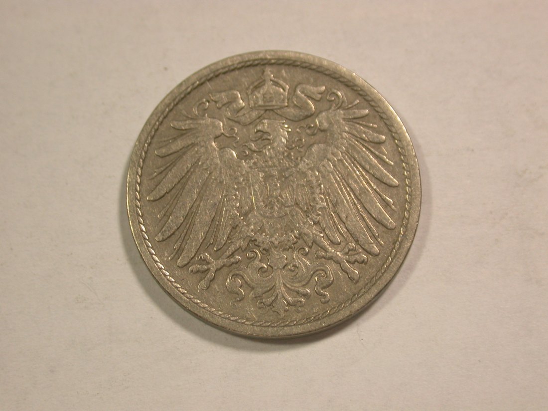  C01 KR 10 Pfennig 1904 J in f.ss Orginalbilder   