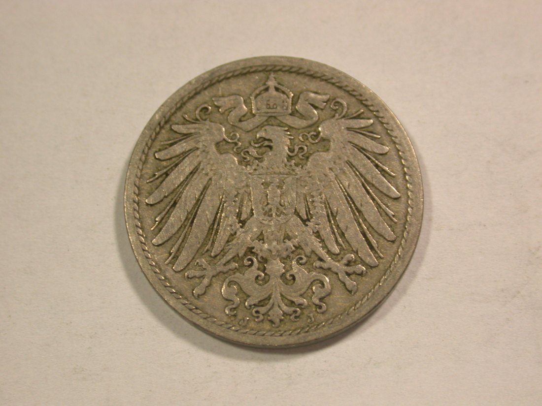  C01 KR 10 Pfennig  1905 J in sehr schön   Orginalbilder   