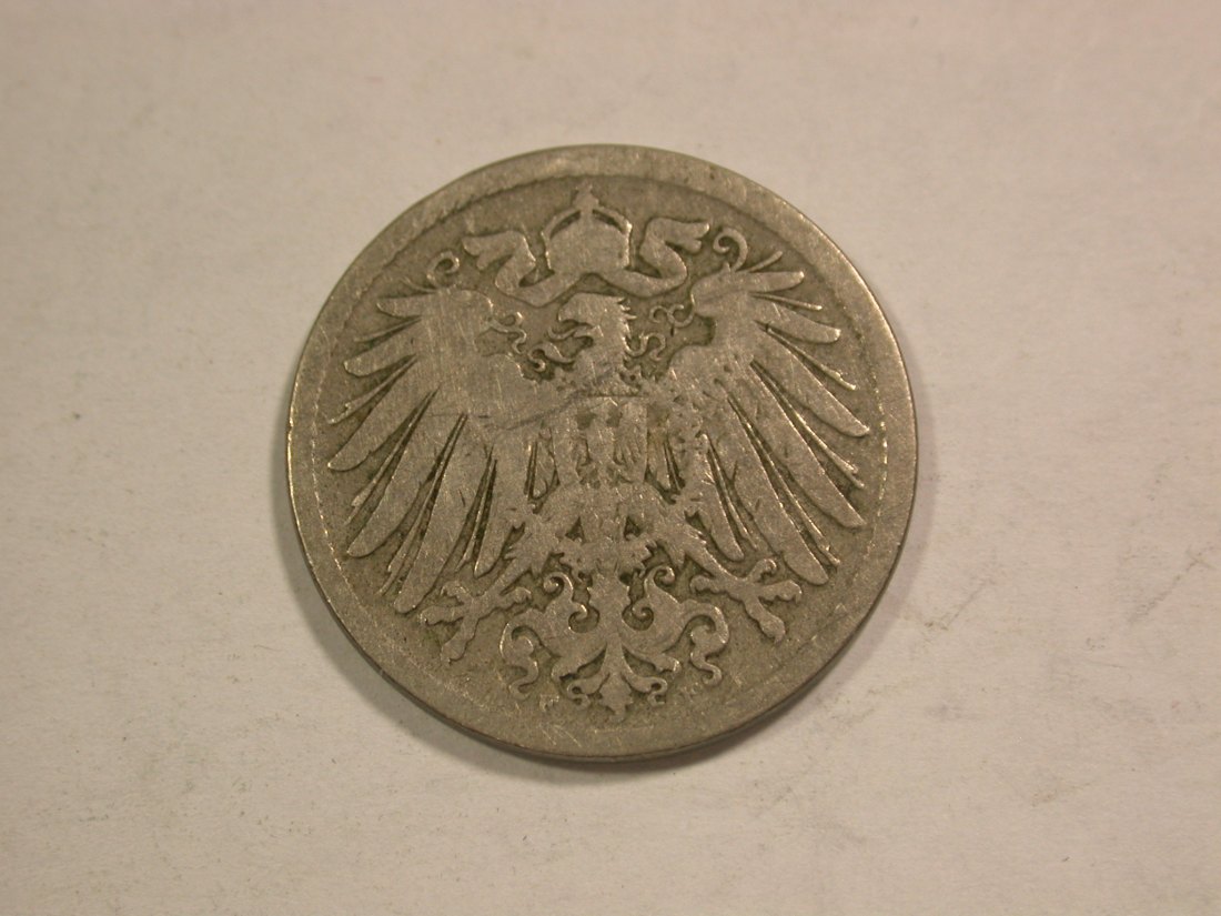  C01 KR 10 Pfennig  1890 F in f.schön   Orginalbilder   