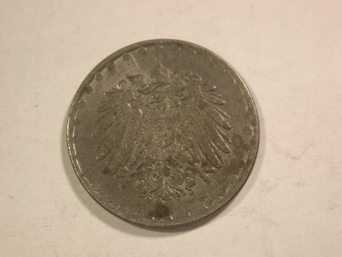  C01 KR 10 Pfennig  1917 D, fleckig sonst vz-st  Orginalbilder   