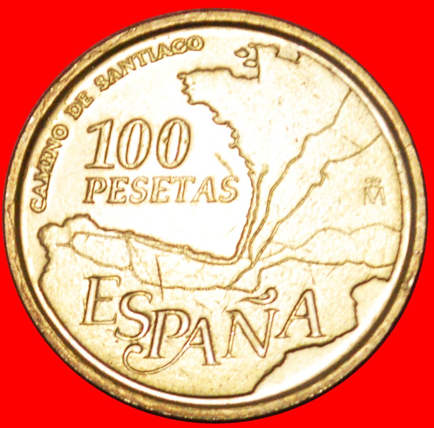 √ WAY OF ST. JAMES: SPAIN ★ 100 PESETAS 1993! LOW START ★ NO RESERVE!