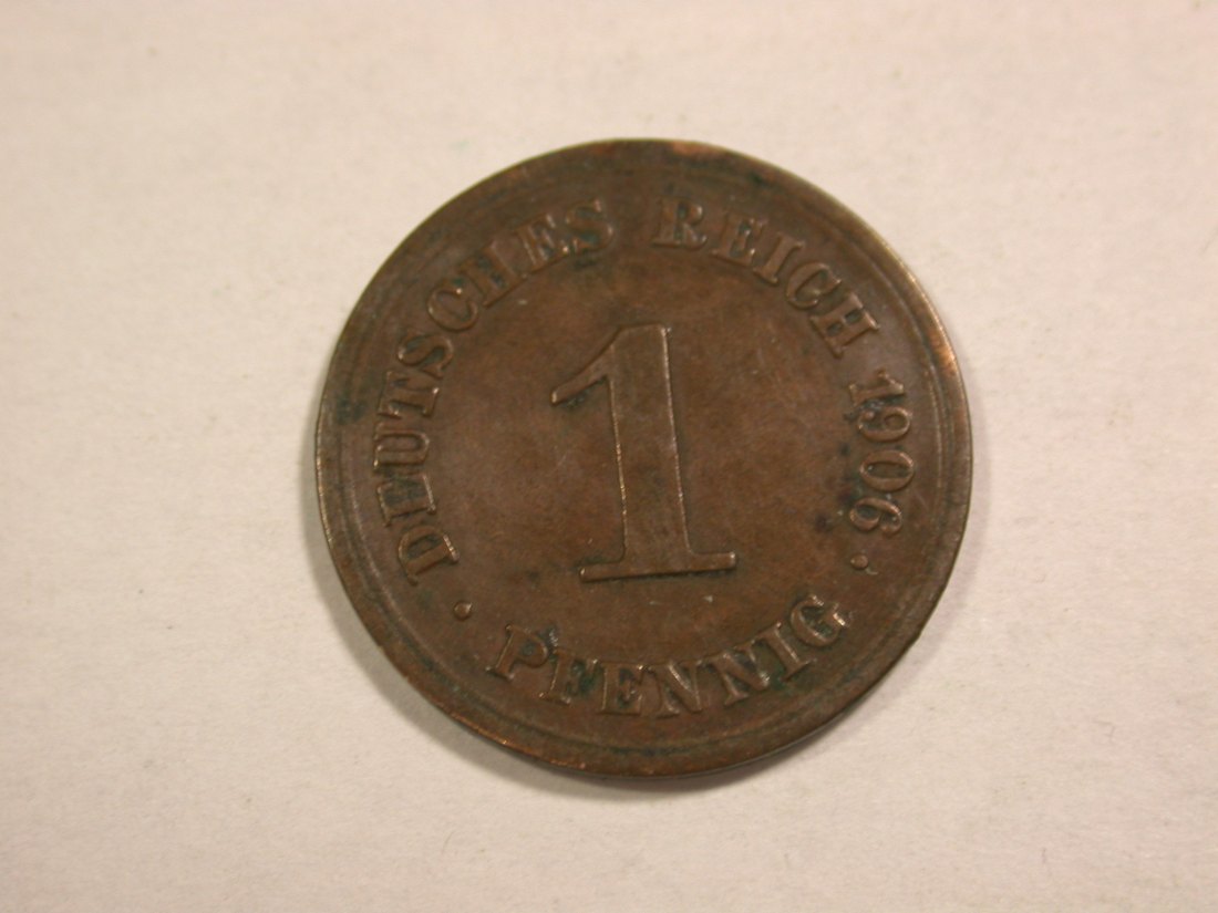 C02 KR 1 Pfennig 1902 E in ss Orginalbilder